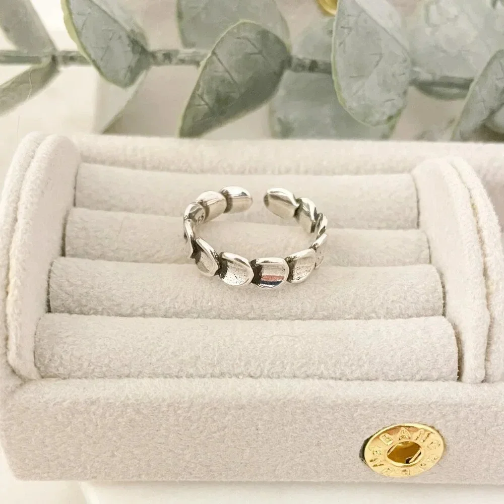 925 Sterling Silver Layer Stackable Ring Multi Layer Dainty Ring Circle Ring